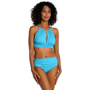 High Neck Midkini Bikini Swimsuit Top in Kuwait