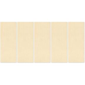 Natural Unpainted DIY Crafts - Wood Craft Slats - Set of 5 (2 x 5 Inches)
