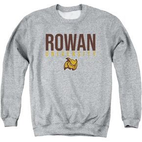 LOGOVISION Rowan University Official Stacked Unisex Adult Crewneck Sweatshirt