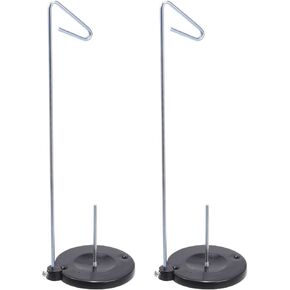 HARFINGTON 2pcs Single Cone Spool Stand Universal Stainless Steel Single Thread Stand for Sewing and Embroidery Machines