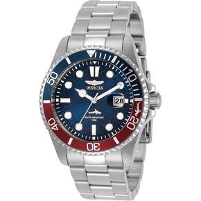 Invicta Pro Diver Men's 43mm Stainless Steel Blue dial (One Size, Silver)