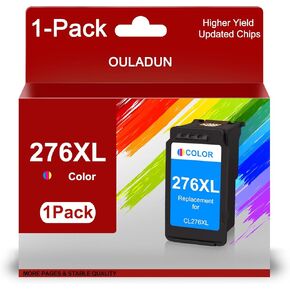 CL-276XL Color Ink Cartridge Replacement for Canon 276 276XL CL-276 Compatible to Pixma TS3522 TR4720 TR4700 TR4722 TS3500 TS3520 Printer High Yield (1 Pack)
