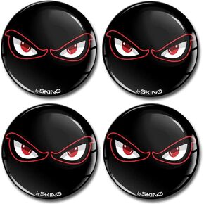 4 x 70mm 3D Stickers for Wheel Center Caps A 4070