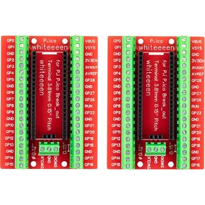 للوحة القطع الطرفية PI PICO 43 دبوس 3.81 مم متوافقة مع لوحة Raspberry Pi Pico (2 قطعة) in Kuwait
