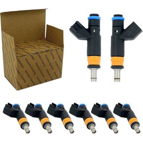05037479AA Fuel Injector Fits for RAM 1500 2011-2017 Dodge Charger Jeep Grand Cherokee 2006-2018 5.7L V8,Compatible with Hemi 5.7 Set of 8 Fuel Injectors 4 Holes
