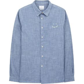 PS by Paul Smith Mens Ls Casual Fit Shirt Ps Happy