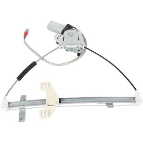 SCITOO 741-744 72750-S5D-A01 72750-S5D-A02 72750S5DA05 Rear Driver Side Window Regulator W/Motor Compatible for Honda Civic 2001-2005