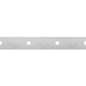 OLFA 120mm Stainless Steel Razor Scraper Blades, 30 Blades (GSB-1S) - 120mm Heavy Duty Replacement Razor Scraper Blades for Glass, Roofing, Paint, Floors, Fits Most 120mm Scrapers