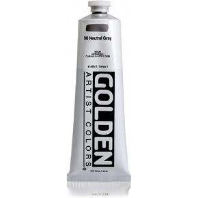 Golden Heavy Body Acrylic - Neutral Gray N6 5oz tube