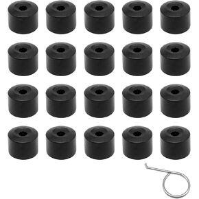 20-Pack 17mm Wheel Lug Nut Bolt Cover Locking Caps, Removal Tool Dismantle Replacement for VW Jetta Beetle Passat GTI CC Wheel Bolt Lug Nut Cover 1K0 601 173