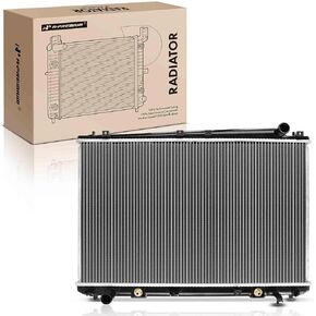 A-Premium Engine Coolant Radiator Assembly with Transmission Oil Cooler Compatible with Toyota Sienna 1998 1999 2000 2001 2002 2003, V6 3.0L, Automatic Transmission
