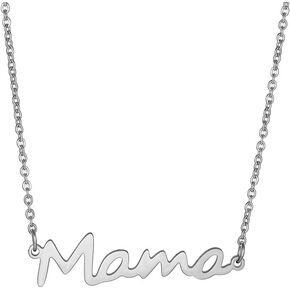 Mothers Day Gifts for Mom from Daughter Mother Daughter Necklace stainless steel Mama Necklace Mother Child Forever Love Necklace