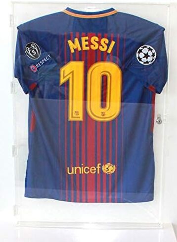 DisplayGifts XL Large Football/Hockey Uniform Jersey Display Case Frame, UV Protection Ultra Clear, Locks in Saudi Arabia