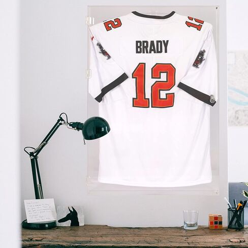 DisplayGifts XL Large Football/Hockey Uniform Jersey Display Case Frame, UV Protection Ultra Clear, Locks in Saudi Arabia