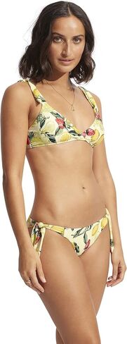 بنطال Seafolly Eco Lemoncello برباط جانبي Lemoncello AUS 8 (US Women's 4) in Kuwait