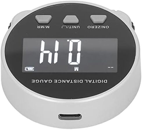 Digital Display Roller Ruler, Digital Electronic Tape Measure 199.999meter Type C Charging Port Semiconductor Microprocessor Rolling Ruler for Length Measuring Tool in Saudi Arabia