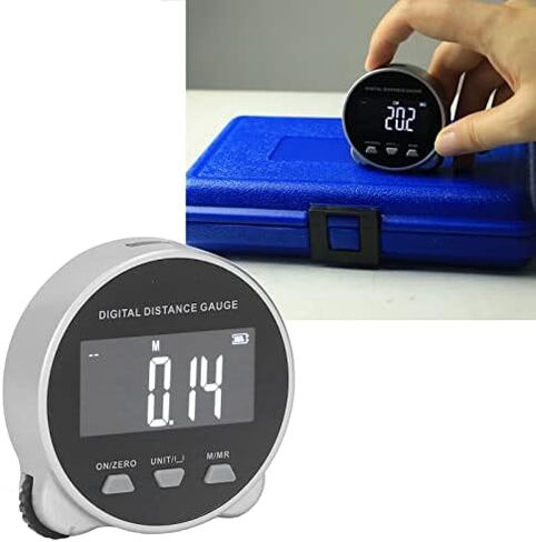 Digital Display Roller Ruler, Digital Electronic Tape Measure 199.999meter Type C Charging Port Semiconductor Microprocessor Rolling Ruler for Length Measuring Tool in Saudi Arabia