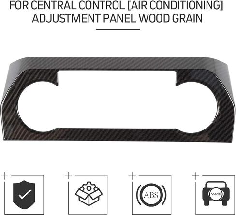 Voodonala for F150 Air Condition Decoration Trim Inner Accessories for Ford F150 2015 up(Carbon Fiber Grain) in Saudi Arabia