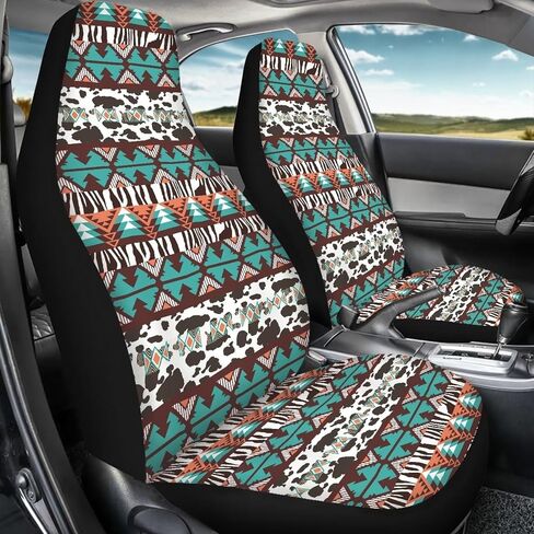 American Flag Deer Car Seat Cover Hunting Style Front Seat Covers 2 pc, Women Men Vehicle Seat Protector Car Mat Covers, Universal Fit Most Vehicle, Cars, Sedan, Truck, SUV, Van in Saudi Arabia