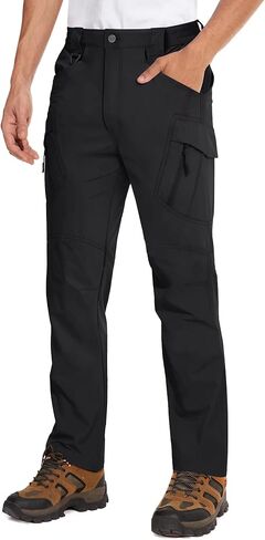 MAGCOMSEN Men's Quick Dry Hiking Pants with 9 Pockets Outdoor Lightweight Travel Fishing Work Tactical Pants in Saudi Arabia