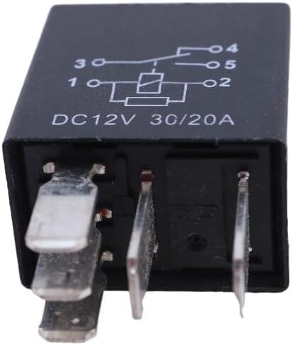Black Relay Compatible with Hella 4RD931524-02, 4RD 931 524-02, HL87416, Tyco VFM-15F41-S01, 4RD931524-02, AZ988-1CT-12DC1R, 4RD 931 524-02 in Saudi Arabia
