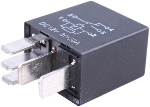 Black Relay Compatible with Hella 4RD931524-02, 4RD 931 524-02, HL87416, Tyco VFM-15F41-S01, 4RD931524-02, AZ988-1CT-12DC1R, 4RD 931 524-02 in Saudi Arabia