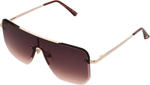 Sofia Vergara x Foster Grant نظارة شمسية مستطيلة ذات إصدار محدود للنساء من Sofia Vergara x Foster Grant، ذهبية لامعة، 70 مم in Kuwait