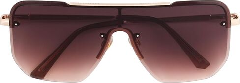 Sofia Vergara x Foster Grant نظارة شمسية مستطيلة ذات إصدار محدود للنساء من Sofia Vergara x Foster Grant، ذهبية لامعة، 70 مم in Kuwait