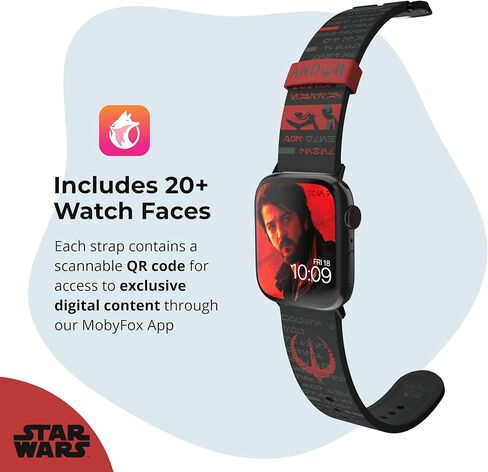 Star Wars Smartwatch Band - Andor Icon - Officially Licensed, Compatible with Every Size & Series of Apple Watch (Watch not Included) in Kuwait