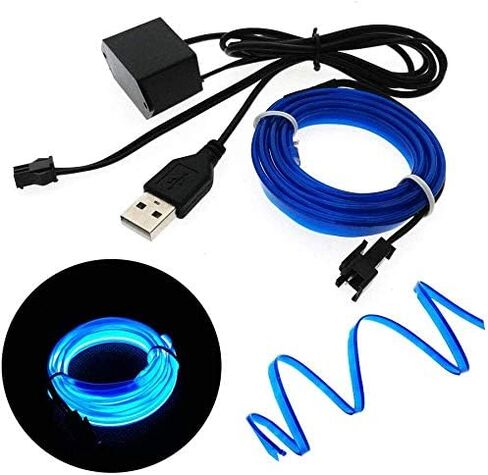 DC 5V Portable USB El Wire Neon Strip Light Driver EL Tape Controller EL Panel Driver Unit Inverter(DC-5V) in Saudi Arabia