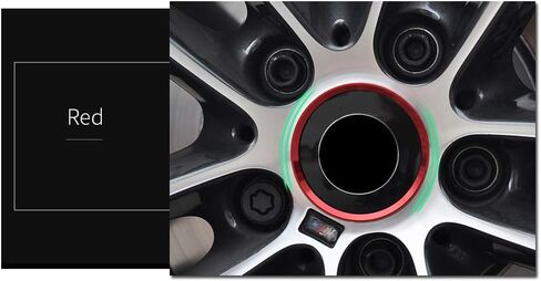 SANRILY 7PCS Emblem Decorative Ring Fit for BMW Front Hood Trunk 74mm Badge Logo Rings/69mm Wheel Center caps hub Cover Ring/Emblem Decal Replacement in Saudi Arabia
