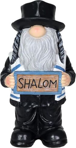 تمثال جنوم أرثوذكسي إكسهارت مع علامة شالوم، 6 × 4.5 × 11 بوصة in Kuwait