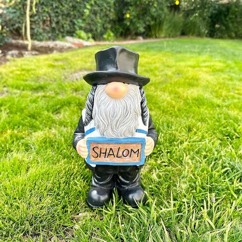 تمثال جنوم أرثوذكسي إكسهارت مع علامة شالوم، 6 × 4.5 × 11 بوصة in Kuwait