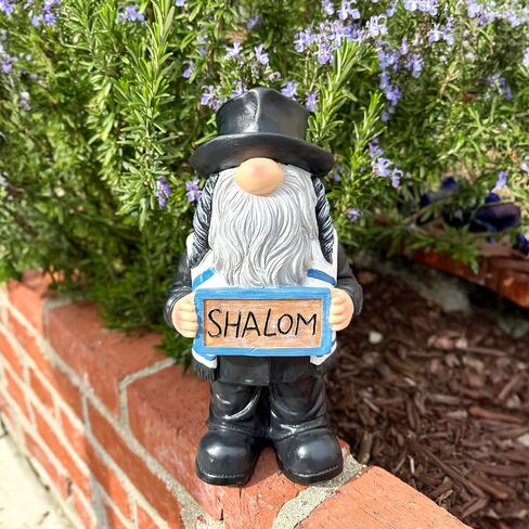 تمثال جنوم أرثوذكسي إكسهارت مع علامة شالوم، 6 × 4.5 × 11 بوصة in Kuwait