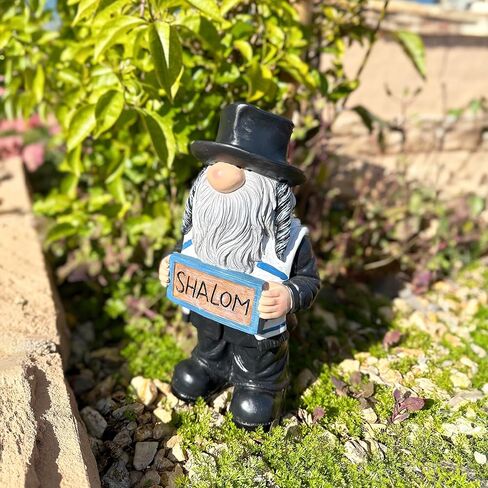 تمثال جنوم أرثوذكسي إكسهارت مع علامة شالوم، 6 × 4.5 × 11 بوصة in Kuwait