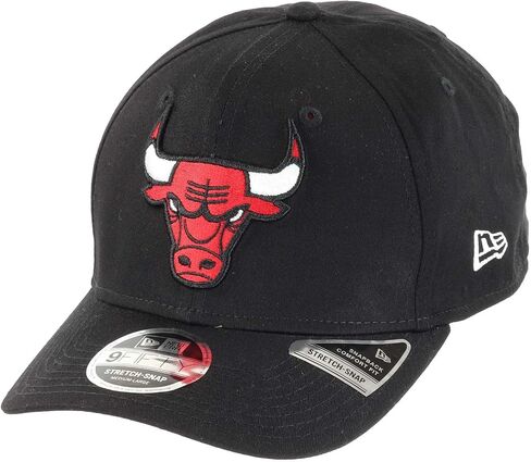 قبعة New Era 9FIFTY Chicago Bulls NBA Stretch Snap Cap 60240588، للرجال، أسود/أصفر/أرجواني، S/M in Saudi Arabia
