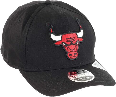 قبعة New Era 9FIFTY Chicago Bulls NBA Stretch Snap Cap 60240588، للرجال، أسود/أصفر/أرجواني، S/M in Saudi Arabia