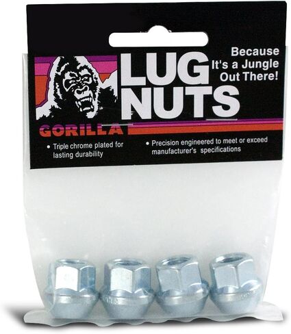 Gorilla Automotive 40087B Acorn Bulge Open End Lug Nuts (1/2" Thread Size) in Saudi Arabia