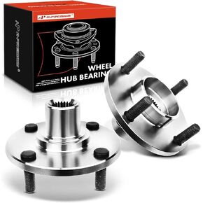 A-Premium 2 x Front Wheel Hub Assembly with 4-Lug Compatible with Ford Focus 2000-2011, Replace # 518510