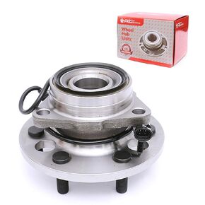 FKG 515024 (4WD / 4x4 Models ONLY) Front Wheel Bearing Hub Assembly for Chevy K1500 K2500 Tahoe, GMC K1500 Yukon K2500 Suburban, 6 Lugs W/ABS