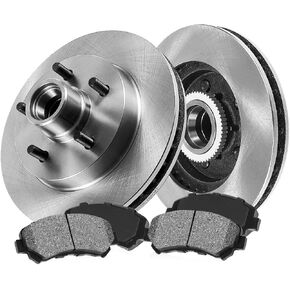 Callahan Front Brake Kit For 1997 1998 1999 Ford F-150 2WD Replacement Brake Rotors and Metallic Pads