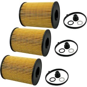 Oil Filters Fit for Hyundai Sonata 2.5L Replace 26350-2S000 21513-23001, 3 Pcs