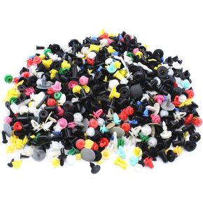 500PCS Universal Mixed Car Door Panel Trim Bumper Fenders Retainer Fastener Rivet Push Pin Clips
