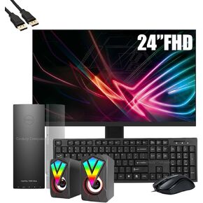 حزمة كمبيوتر مكتبي Dell OptiPlex 7090 Ultra Mini مع شاشة FHD مقاس 24 بوصة، وIntel Core i7-1185G7 4.4 جيجا هرتز، وذاكرة وصول عشوائي 16 جيجا بايت وذاكرة وصول عشوائي سعتها 256 جيجا بايت SSD، ولوحة مفاتيح وماوس، ونظام التشغيل Windows 11 Pro (متجدد) in Kuwait