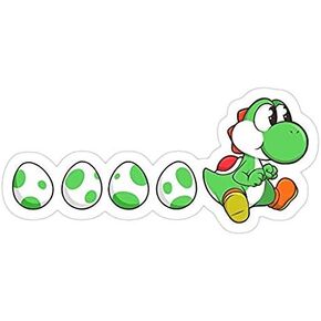 Yoshi Decal Sticker - Sticker Graphic - Auto, Wall, Laptop, Cell, Truck Sticker for Windows, Cars, Trucks