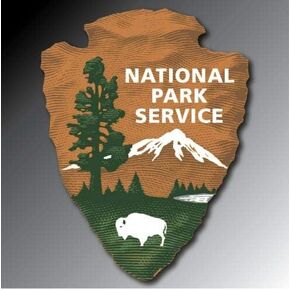 National Park Service Arrow Head - Sticker Graphic - Auto, Wall, Laptop, Cell, Truck Sticker for Windows, Cars, Trucks