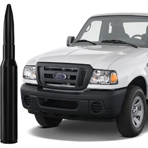 4 Inch Short Aluminum Antenna for Ford Ranger (1992-2012), Ford Ranger Antenna, Antenna Replacement Mast for Ford Ranger (1992-2012)