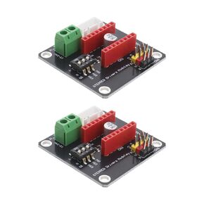 2pcs 3D Printer Stepper Motor Drive Board 42 Stepper Motor Expansion Board 3D Printer Control Shield Module Compatible with A4988 DRV8825