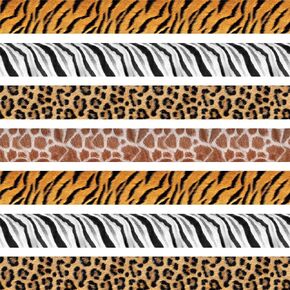 Animal Print Bulletin Board Border for Classroom Jungle Safari Animal Trim Border Leopard Tiger Zebra Giraffe Bulletin Board Border for Back to School Classroom Chalkboard Door Decoration 59ft