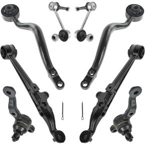 TRQ Suspension Kit Front Lower Control Arms Ball Joints Links for Lexus IS300